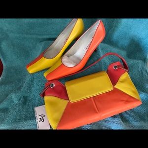 Matching shoes & handbag